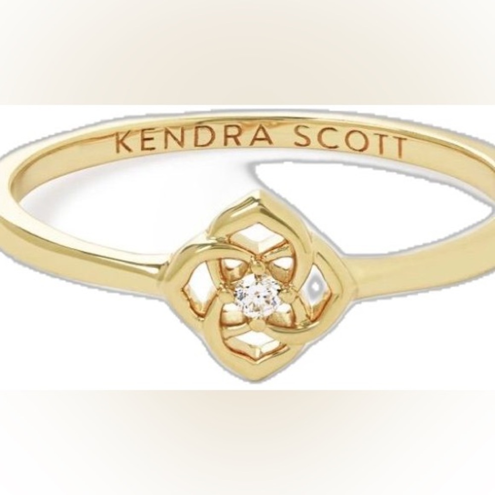 Kendra Scott Gold Geometric Ring